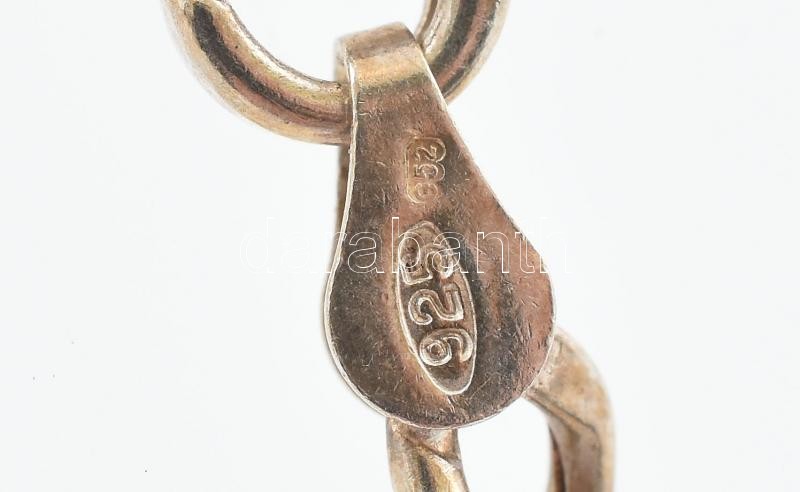 Ezüst(Ag) pancer nyaklánc, jelzett, h: 54 cm, nettó: 9,2 g - Image 2