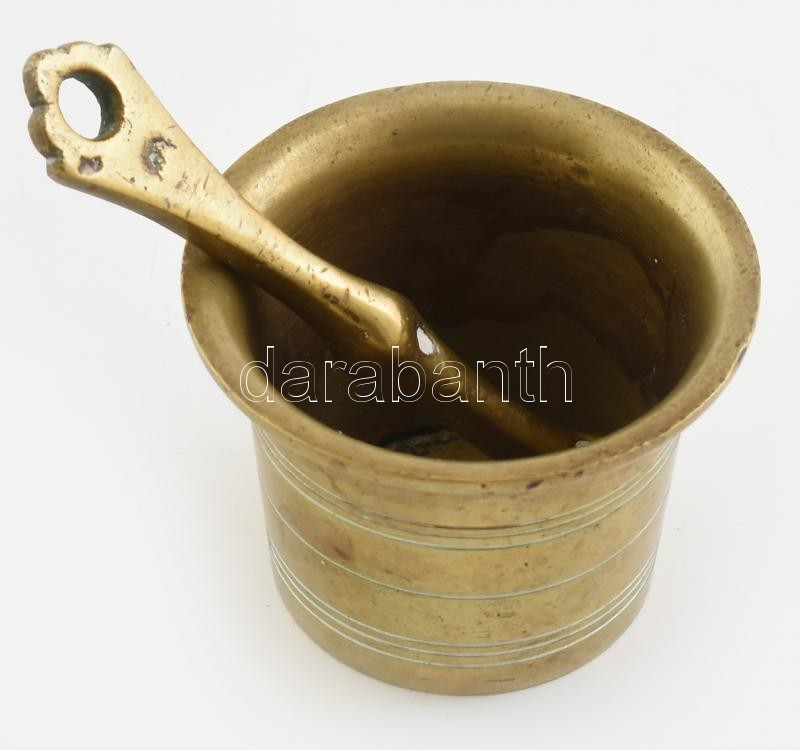 Réz mozsár, d: 8 cm