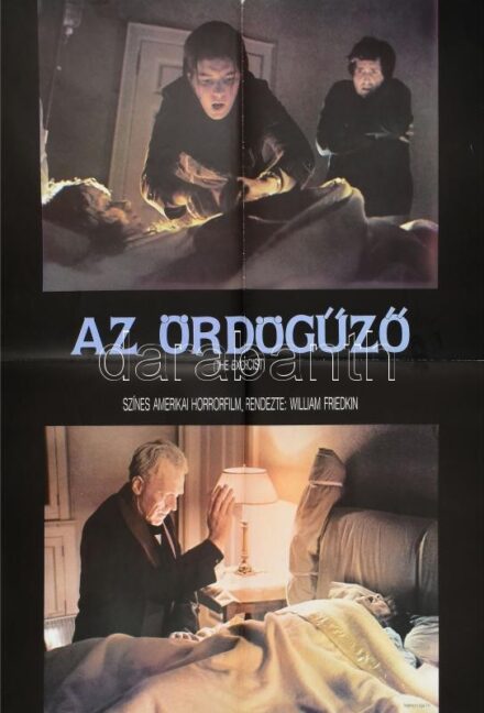 The excorsist - Az ördögűző amerikai horrorfilm plakátja, hajtott. 60x84 cm
