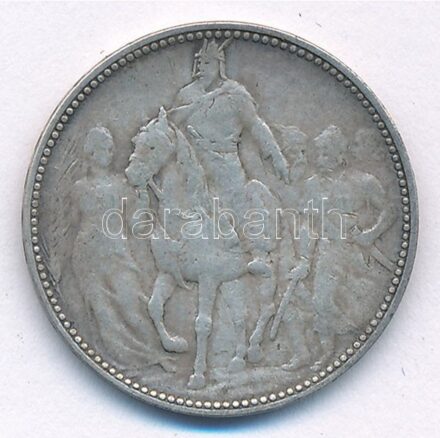 1896KB 1K Ag 'Millenium' T:2- patina Adamo K5.2