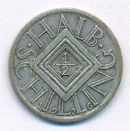 Ausztria 1926. 1/2Sch Ag T:2 Austria 1926. 1/2 Schilling Ag C:XF Krause KM#2839