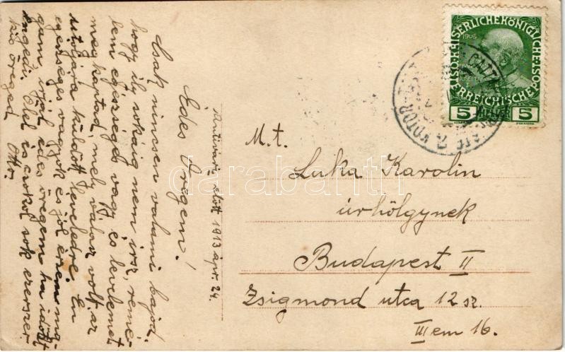 Navy art postcard, montage with mariner and lady, romantic couple, farewell. EAS 9307/4. - Image 2