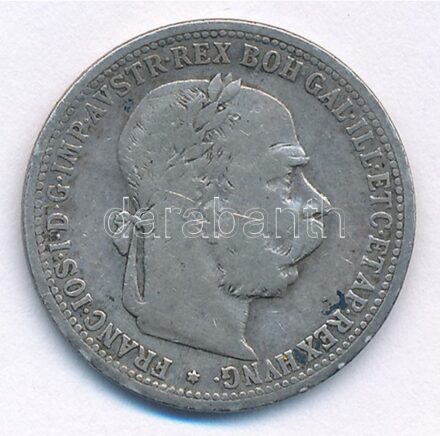 Ausztria 1896. 1K Ag 'Ferenc József' T:2- Austria 1896. 1 Corona Ag 'Franz Joseph' C:VF Krause KM#2804