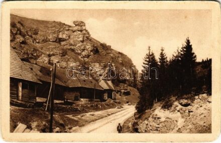 Lucski-fürdő, Lúcky Kúpele (Liptó); Príchod do kúpelov / út a fürdőhöz / road to the spa (EM)