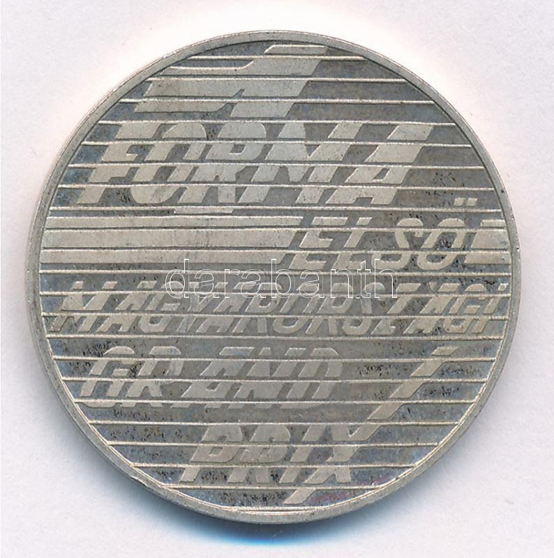 Fülöp Zoltán (1951-) 1986. 'Hungaroring - Forma 1 Első Magyarországi Grand Prix' Ag emlékérem (16,21g/0.925/32mm) T:1 (eredetileg PP)