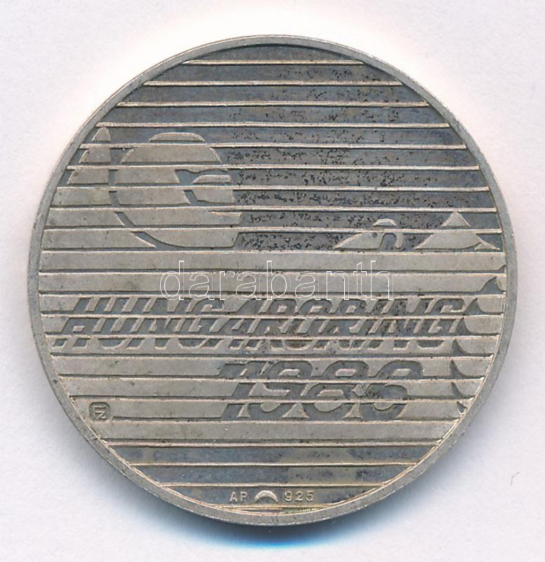 Fülöp Zoltán (1951-) 1986. 'Hungaroring - Forma 1 Első Magyarországi Grand Prix' Ag emlékérem (16,21g/0.925/32mm) T:1 (eredetileg PP) - Image 2