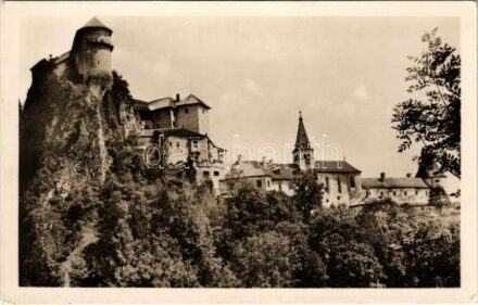 Árvaváralja, Oravsky Podzámok; Árva vára. J. Taraj kiadása / Oravsky zámok / Burg Orava / castle