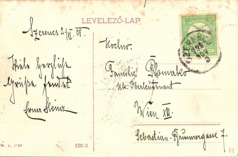 1908 Szerencs, Gróf Szirmay György Rákóczi korabeli kastélya. W.L. 1143. (EK) - Image 2