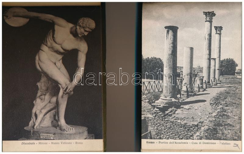 Roma, Rome; 2 postcard booklets with 40 postcards - Image 2