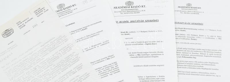 Az Akadémiai Kiadó szerződései az Idegen Szavak Szótárával kapcsolatban - Image 2