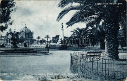 1905 Nice, Nizza; Jetée Promeande, Fontaine des Tritons (EB)