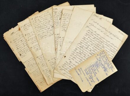 1863-64 Szászváros, Főorvosi jegyzőkönyv és levél az erdélyi főkormányzónak bábaképzéssel védőoltással és egyéb témákkal. 11 lapon