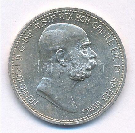 Ausztria 1908. 1K Ag 'Ferenc József - Jubileum' T:1- Austria 1908. 1 Corona Ag 'Franz Joseph - Jubilee' C:AU Krause KM#2808