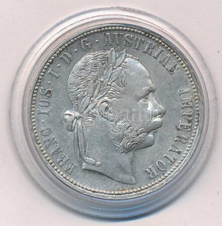 Ausztria 1880. 1Fl Ag 'Ferenc József' T:2 Austria 1880. 1 Florin Ag 'Franz Joseph' C:XF Krause KM#2222