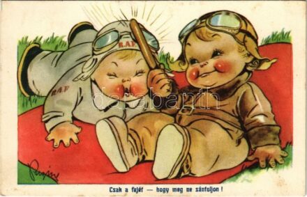 1941 Csak a fejét - hogy meg ne sántuljon! / humour, children