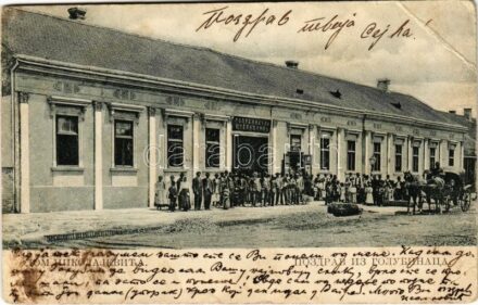 1904 Golubinci (Ópazova, Stara Pazova); Nikolajevic üzlete / shop of Nikolajevic (fa)