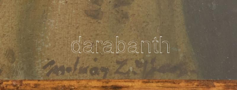 Molnár Z. János (1880-1960): Asztali csendélet. Olaj, karton, jelzett. 39x49 cm - Image 2