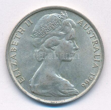 Ausztrália 1966. 50c Ag 'II. Erzsébet' T:1- kis patina Australia 1966. 50 Cents Ag 'Elizabeth II' C:AU small patina Krause KM#67