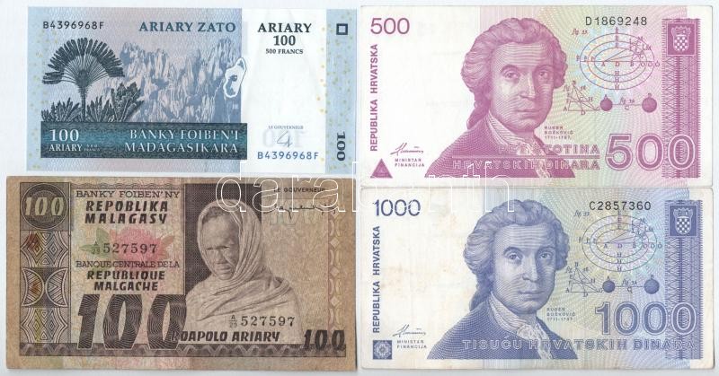 10xklf külföldi bankjegytétel, közte Német Birodalom 1908. 100M + Észtország 1992. 1K T:I-III 10xdiff foreign banknote lot, within German Empire 1908. 100 Mark + Estonia 1992. 1 Kroon C:UNC-F - Image 3