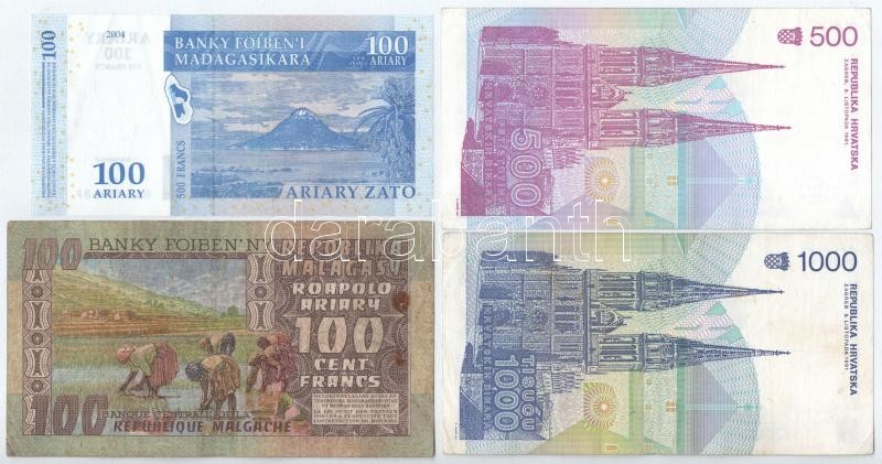 10xklf külföldi bankjegytétel, közte Német Birodalom 1908. 100M + Észtország 1992. 1K T:I-III 10xdiff foreign banknote lot, within German Empire 1908. 100 Mark + Estonia 1992. 1 Kroon C:UNC-F - Image 4