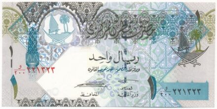 Katar DN (2008-2015) 1R T:I- Qatar ND (2008-2015) 1 Riyal C:AU Krause P#28
