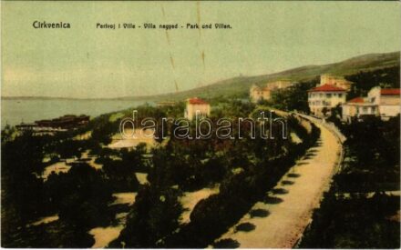 Crikvenica, Cirkvenica; Perivoj i Ville / Villanegyed / Park und Villen / park, villas
