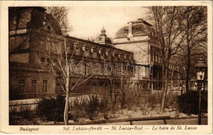 1929 Budapest II. Szent Lukács fürdő (EK)
