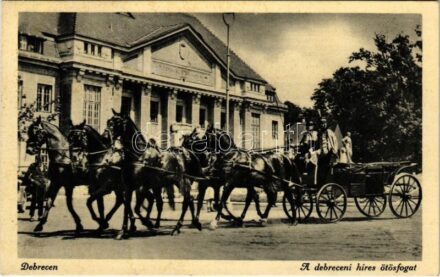 1938 Debrecen, a debreceni híres ötösfogat, Tudományegyetem (EK)
