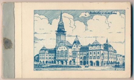 Délvidék. Bánát-Bácska-Baranya. Nem lehet másé! Nem! Nem! Soha! Irredenta képeslapfüzet 19 képeslappal, előlap nélkül. kiadja a Délvidéki Egyetemi és Főiskolai Hallgatók Egyesülete / Hungarian Southern Land. Irredenta postcard