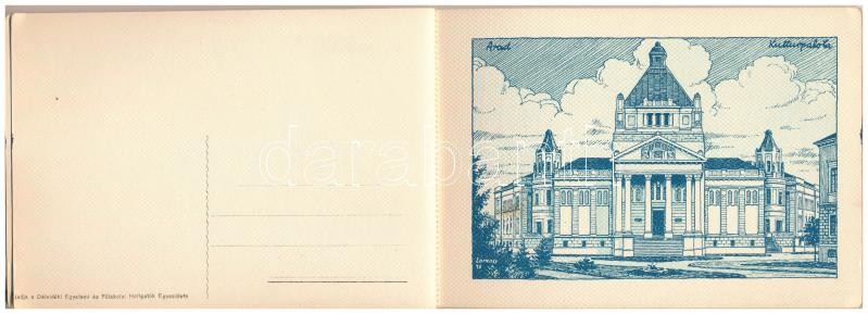 Délvidék. Bánát-Bácska-Baranya. Nem lehet másé! Nem! Nem! Soha! Irredenta képeslapfüzet 19 képeslappal, előlap nélkül. kiadja a Délvidéki Egyetemi és Főiskolai Hallgatók Egyesülete / Hungarian Southern Land. Irredenta postcard - Image 2