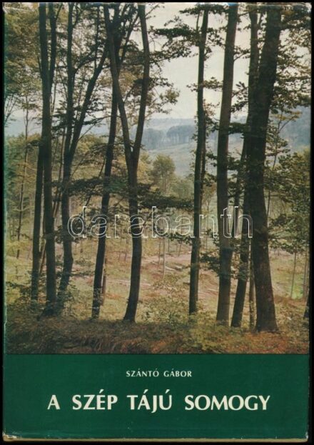 Szántó Gábor: A szép tájú Somogy. Kaposvár, 1978., Somogy M. Tanács V.B. Mezőgazdasági Osztálya. Fekete-fehér fotókkal illusztrált. Kiadói egészvászon-kötés, kiadói papír védőborítóban. Megjelent 3000 példányban.