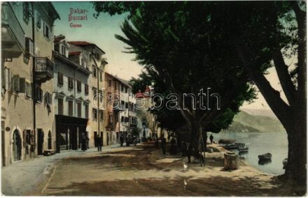 Bakar, Szádrév, Bukar, Buccari; Corso / street view