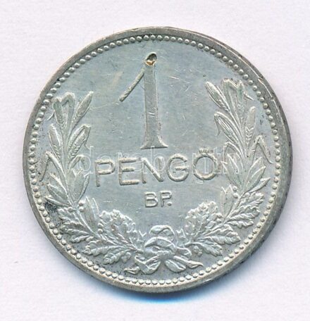 1939. 1P Ag (2x) T:2 patina Adamo P6