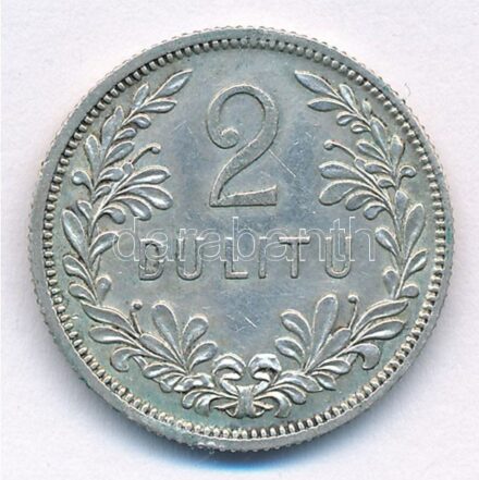 Litvánia 1925. 2L Ag T:2 Lituhania 1925. 2 Litu C:XF Krause KM#77