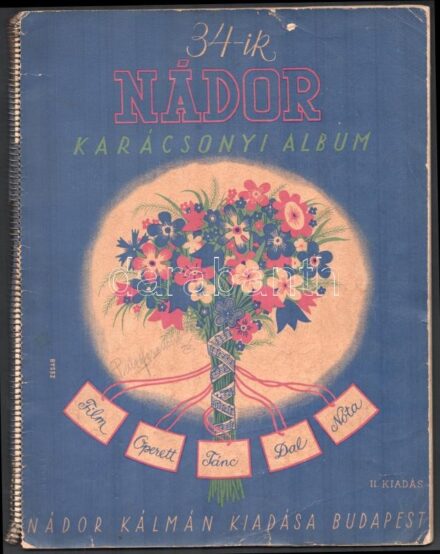 1941 34. Nádor karácsonyi album. Kottafüzet. 64p.