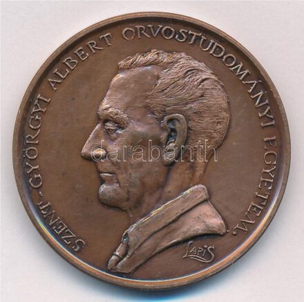 Lapis András (1942-) 1993. 'Szent-Györgyi Albert Orvostudományi Egyetem / Ametropia Kongresszus 1993 Ápr. 16-17. Szeged' kétoldalas bronz emlékérem (42,5mm) T:1-