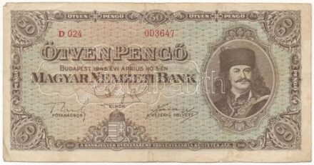 1945. 50P T:III Adamo P15