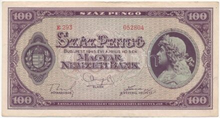 1945. 100P 'E 293 052804' T:III Adamo P18