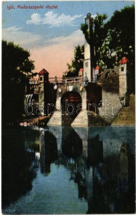 Igló, Zipser Neudorf, Spisská Nová Ves; Madarászparki részlet / park (fl)