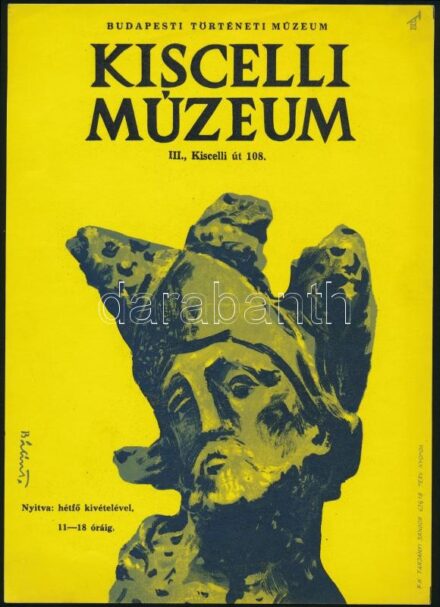 cca 1965 BTM Kiscelli Múzeum, Bálint Endre grafikája, 23×16 cm
