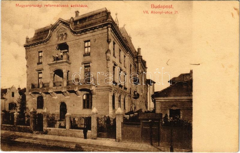 Budapest XIV. Magyarországi reformátusok székháza. Abonyi utca 21.