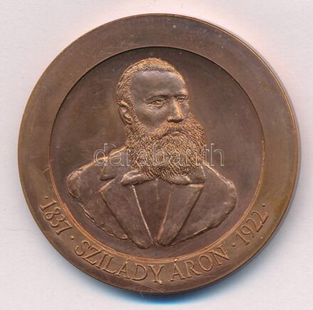 1997. '1897 - Szilády Áron - 1922 / Szilády Áron Református Gimnázium - Kiskunhalas' kétoldalas bronz emlékérem (42,5mm) T:1-