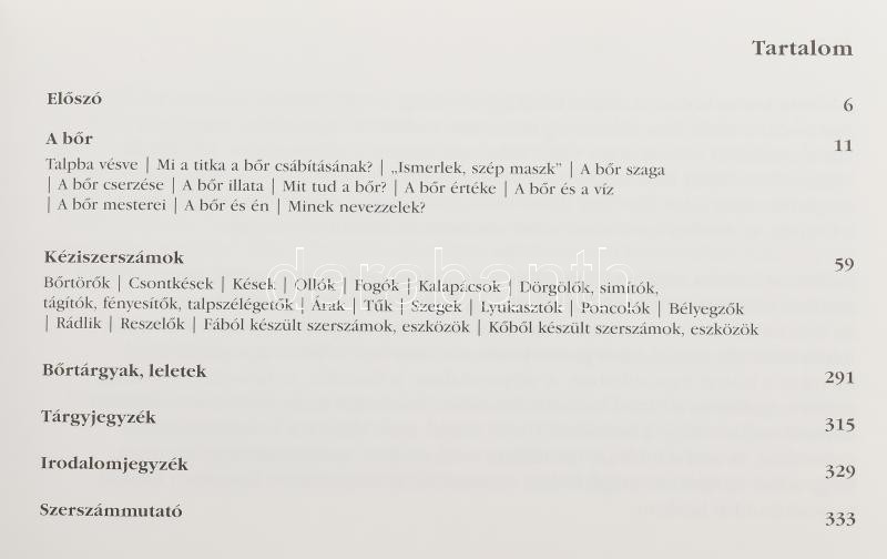 Harsay Ilona: Bőr szerszámoskönyv. Bp., 2007., Szerzői Kiadás. Gazdag képanyaggal illusztrált. Kiadói papírkötés. - Image 4