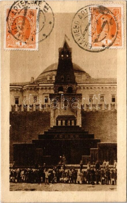 1927 Moscow, Lenin's Mausoleum at Red Square