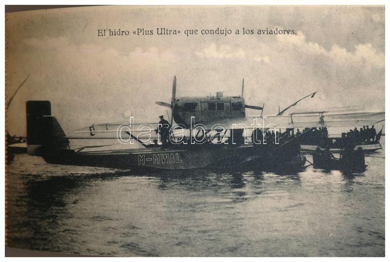 Recuerdo de la partida de los Aviadores del Puerto de Palos a Buenos Aires, 22 Enero 1926 / Plus Ultra Dornier Do J flying boat the first transatlantic flight between Spain and South America in January 1926 with a crew of Spanish aviators / Plus - Image 4
