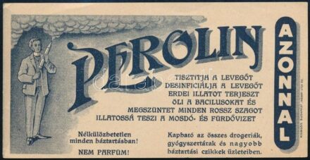 Perolin levegőtisztító számolócédula