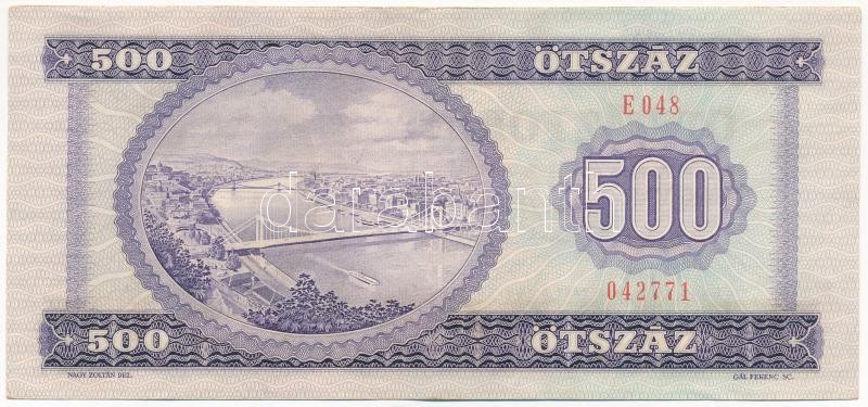 1980. 500Ft T:III szép papír Adamo F42 - Image 2