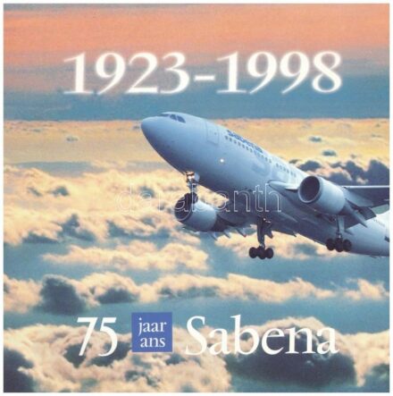 Belgium 1998. 50c - 50Fr (10xklf, 5x vallon, 5x flamand) forgalmi sor + 'A Sabena belga légitársaság alapításának 75. évfordulója' emlékveret szettben, karton dísztokban T:1 kis patina Belgium 1998. 50 Centimes - 50 Francs (10xdiff, 5x
