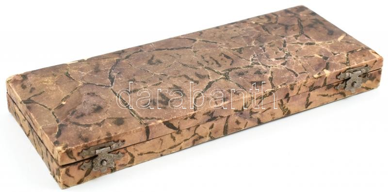 Régi íróasztal készlet eredeti tokban + 2 db tollhegy - Image 2