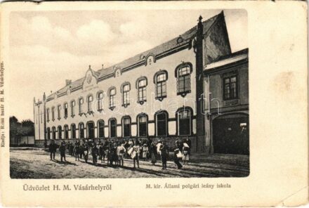 Hódmezővásárhely, M. kir. állami polgári leány iskola (EK)